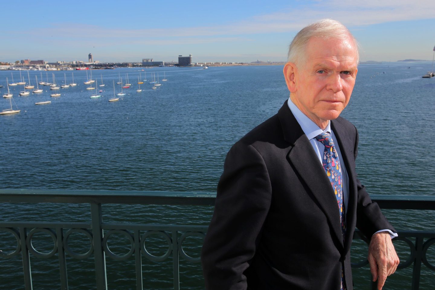 Jeremy Grantham poses for a photo in Boston.